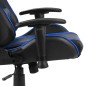 vidaXL Sedia da Gaming Girevole Blu in PVC vidaXL Sedia da Gaming Girevole Blu in PVC
