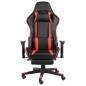 vidaXL Sedia da Gaming Girevole con Poggiapiedi Rossa in PVC vidaXL Sedia da Gaming Girevole con Poggiapiedi Rossa in PVC
