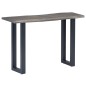 vidaXL Tavolo Consolle Grigio 115x35x76 cm Massello d'Acacia e Ferro vidaXL Tavolo Consolle Grigio 115x35x76 cm Massello d'Acacia e Ferro