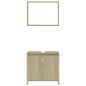 Set Mobili da Bagno Rovere Sonoma in Truciolato Set Mobili da Bagno Rovere Sonoma in Truciolato