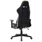 vidaXL Sedia da Gaming con Poggiapiedi Nera e Oro in Similpelle vidaXL Sedia da Gaming con Poggiapiedi Nera e Oro in Similpelle