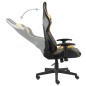 vidaXL Sedia da Gaming Girevole Oro in PVC vidaXL Sedia da Gaming Girevole Oro in PVC