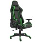 vidaXL Sedia da Gaming Girevole Verde in PVC vidaXL Sedia da Gaming Girevole Verde in PVC