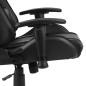 vidaXL Sedia da Gaming Girevole Nera in PVC vidaXL Sedia da Gaming Girevole Nera in PVC