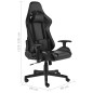 vidaXL Sedia da Gaming Girevole Nera in PVC vidaXL Sedia da Gaming Girevole Nera in PVC