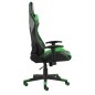 vidaXL Sedia da Gaming Girevole Verde in PVC vidaXL Sedia da Gaming Girevole Verde in PVC