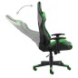 vidaXL Sedia da Gaming Girevole Verde in PVC vidaXL Sedia da Gaming Girevole Verde in PVC