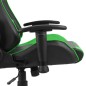 vidaXL Sedia da Gaming Girevole Verde in PVC vidaXL Sedia da Gaming Girevole Verde in PVC