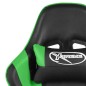 vidaXL Sedia da Gaming Girevole Verde in PVC vidaXL Sedia da Gaming Girevole Verde in PVC