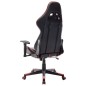 vidaXL Sedia da Gaming Rossa e Nera in Similpelle vidaXL Sedia da Gaming Rossa e Nera in Similpelle