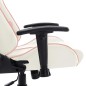 vidaXL Sedia da Gaming Bianca e Rosa in Similpelle vidaXL Sedia da Gaming Bianca e Rosa in Similpelle
