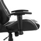 vidaXL Sedia da Gaming Girevole Bianca in PVC vidaXL Sedia da Gaming Girevole Bianca in PVC