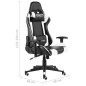 vidaXL Sedia da Gaming Girevole Bianca in PVC vidaXL Sedia da Gaming Girevole Bianca in PVC