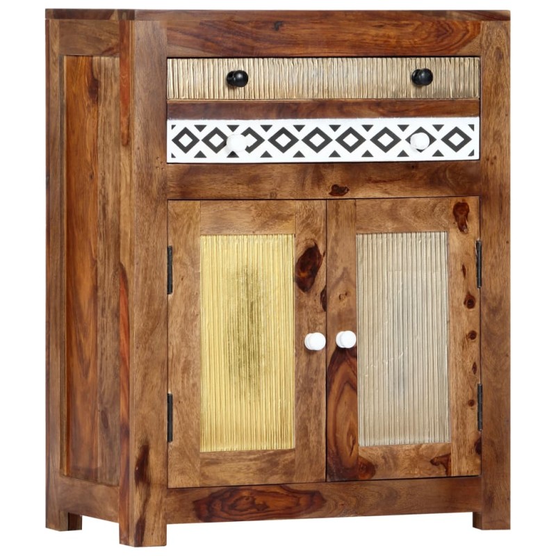 vidaXL Credenza 60x30x75 cm in Legno Massello di Sheesham vidaXL Credenza 60x30x75 cm in Legno Massello di Sheesham