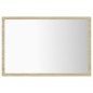 Specchio da Bagno LED Rovere Sonoma 60x8,5x37 cm in Acrilico Specchio da Bagno LED Rovere Sonoma 60x8,5x37 cm in Acrilico