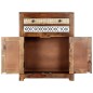 vidaXL Credenza 60x30x75 cm in Legno Massello di Sheesham vidaXL Credenza 60x30x75 cm in Legno Massello di Sheesham
