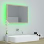 Specchio da Bagno LED Rovere Sonoma 60x8,5x37 cm in Acrilico Specchio da Bagno LED Rovere Sonoma 60x8,5x37 cm in Acrilico
