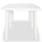 vidaXL Tavolo da Giardino Bianco 210x96x72 cm in Plastica vidaXL Tavolo da Giardino Bianco 210x96x72 cm in Plastica