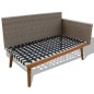 vidaXL Set Divani da Giardino 4 pz con Cuscini in Polyrattan Grigio vidaXL Set Divani da Giardino 4 pz con Cuscini in Polyrattan Grigio