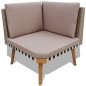 vidaXL Set Divani da Giardino 4 pz con Cuscini in Polyrattan Grigio vidaXL Set Divani da Giardino 4 pz con Cuscini in Polyrattan Grigio