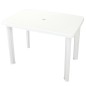 vidaXL Tavolo da Giardino Bianco 101x68x72 cm in Plastica vidaXL Tavolo da Giardino Bianco 101x68x72 cm in Plastica
