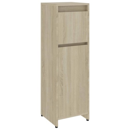 Armadio da Bagno Rovere Sonoma 30x30x95 cm in Truciolato