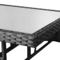 vidaXL Tavolo da Giardino Nero 80x80x74 cm in Polyrattan vidaXL Tavolo da Giardino Nero 80x80x74 cm in Polyrattan