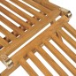vidaXL Sedia da Esterno con Poggiapiedi in Massello di Teak vidaXL Sedia da Esterno con Poggiapiedi in Massello di Teak