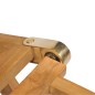 vidaXL Sedia da Esterno con Poggiapiedi in Massello di Teak vidaXL Sedia da Esterno con Poggiapiedi in Massello di Teak