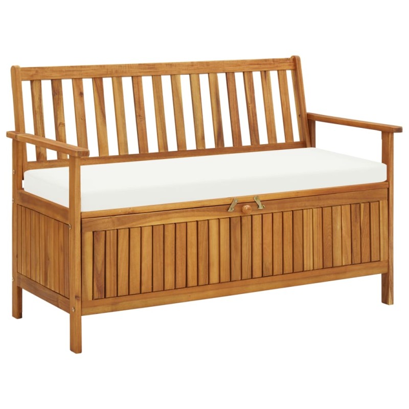 vidaXL Cassapanca da Giardino in Legno Massello di Acacia 120x63x84 cm vidaXL Cassapanca da Giardino in Legno Massello di Acacia 120x63x84 cm