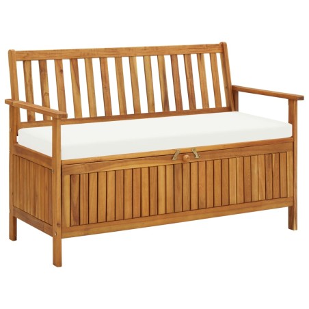 vidaXL Cassapanca da Giardino in Legno Massello di Acacia 120x63x84 cm