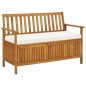 vidaXL Cassapanca da Giardino in Legno Massello di Acacia 120x63x84 cm vidaXL Cassapanca da Giardino in Legno Massello di Acacia 120x63x84 cm
