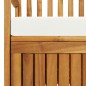 vidaXL Cassapanca da Giardino in Legno Massello di Acacia 120x63x84 cm vidaXL Cassapanca da Giardino in Legno Massello di Acacia 120x63x84 cm