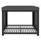 vidaXL Set Divani da Giardino 4 pz in Polyrattan Nero vidaXL Set Divani da Giardino 4 pz in Polyrattan Nero