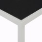 vidaXL Tavolo da Giardino Nero 220x90x74,5 cm in Acciaio vidaXL Tavolo da Giardino Nero 220x90x74,5 cm in Acciaio
