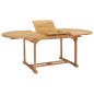 vidaXL Tavolo da Pranzo Allungabile 150-200x100x75 cm Massello di Teak vidaXL Tavolo da Pranzo Allungabile 150-200x100x75 cm Massello di Teak