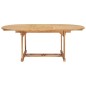 vidaXL Tavolo da Pranzo Allungabile 150-200x100x75 cm Massello di Teak vidaXL Tavolo da Pranzo Allungabile 150-200x100x75 cm Massello di Teak