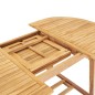 vidaXL Tavolo da Pranzo Allungabile 150-200x100x75 cm Massello di Teak vidaXL Tavolo da Pranzo Allungabile 150-200x100x75 cm Massello di Teak
