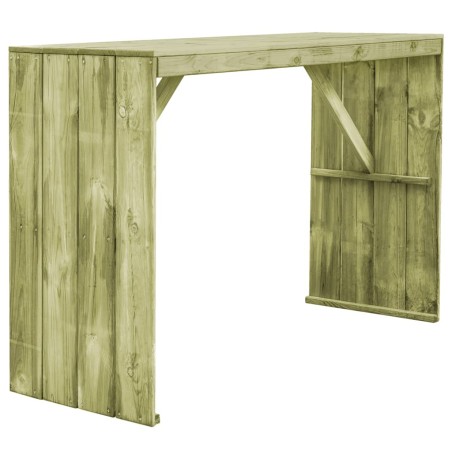 vidaXL Tavolo da Bar 170x60x110 cm in Legno di Pino Impregnato