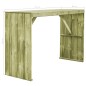 vidaXL Tavolo da Bar 170x60x110 cm in Legno di Pino Impregnato vidaXL Tavolo da Bar 170x60x110 cm in Legno di Pino Impregnato
