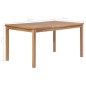 vidaXL Tavolo da Giardino 150x90x77 cm in Legno Massello di Teak vidaXL Tavolo da Giardino 150x90x77 cm in Legno Massello di Teak
