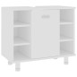Armadio da Bagno Bianco 60x32x53,5 cm in Truciolato