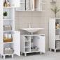 Armadio da Bagno Bianco 60x32x53,5 cm in Truciolato