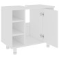 Armadio da Bagno Bianco 60x32x53,5 cm in Truciolato