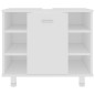 Armadio da Bagno Bianco 60x32x53,5 cm in Truciolato