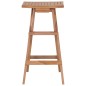 vidaXL Sgabelli da Bar Pieghevoli 4 pz in Legno Massello di Teak vidaXL Sgabelli da Bar Pieghevoli 4 pz in Legno Massello di Teak