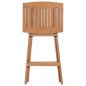vidaXL Sgabelli da Bar Pieghevoli 4 pz in Legno Massello di Teak vidaXL Sgabelli da Bar Pieghevoli 4 pz in Legno Massello di Teak