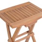 vidaXL Sgabelli da Bar Pieghevoli 4 pz in Legno Massello di Teak vidaXL Sgabelli da Bar Pieghevoli 4 pz in Legno Massello di Teak