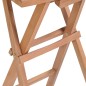 vidaXL Sgabelli da Bar Pieghevoli 4 pz in Legno Massello di Teak vidaXL Sgabelli da Bar Pieghevoli 4 pz in Legno Massello di Teak