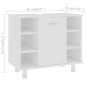 Armadio da Bagno Bianco 60x32x53,5 cm in Truciolato